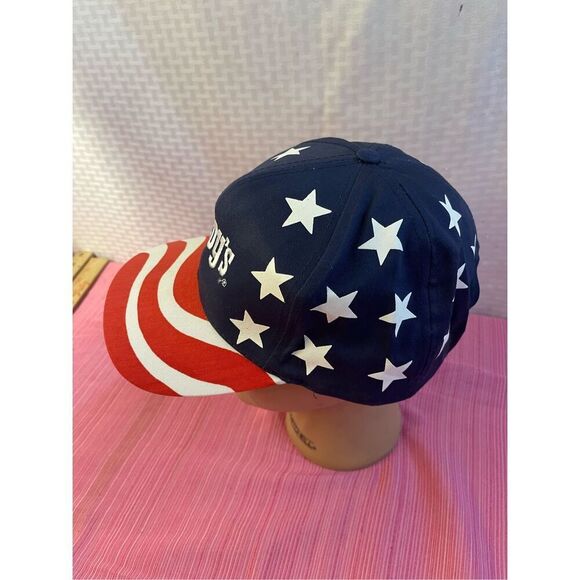 Vintage Wendy’s American Flag Hat - Picture 4 of 4
